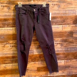 J BRAND PHOTO READY CROPPED LOW RISE